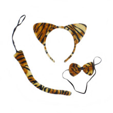 3Stück Kinder Katzenohr Stirnband Mit Schleifchen Set
