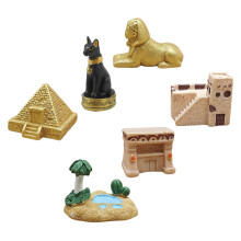 6Stk Pyramide Figuren Set Altes Ägypten Desktop
