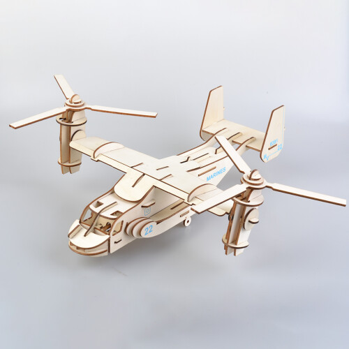 -Cabeça 3D Avião Diy Para Crianças 2