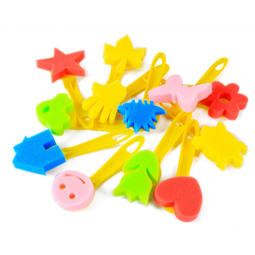 12Pcs Diy Sälsleksaker, Assorterade Graffiti Penslar 2