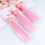 5 Unidades Cabello 15 Cm Resistente Calor Para Muñecas Rosa 10