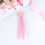 5 Unidades Cabello 15 Cm Resistente Calor Para Muñecas Rosa 2