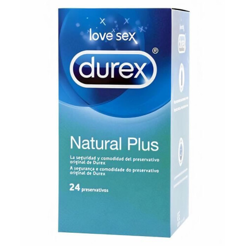 Durex Durex Natural Plus Rubber Latex 24 Condoms