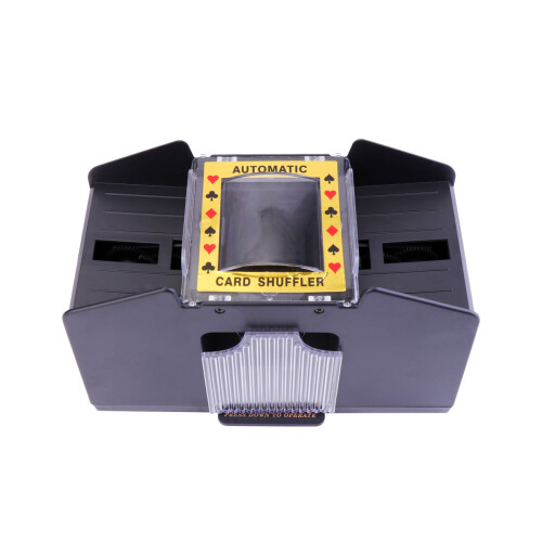 Board Game Poker Carte Mescolatore per Bridge Nero 2