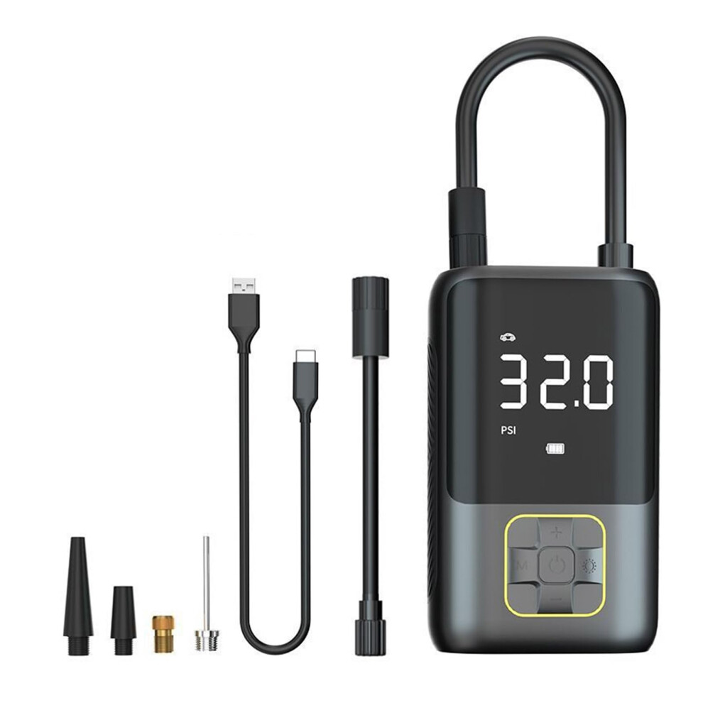 Tire Inflator For Car, Bike, Motorcycle, And Ball Inflation Portable Air Compressor 9323874275857