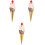 3 Piezas Cono Artificial, Accesorio Simulado 5