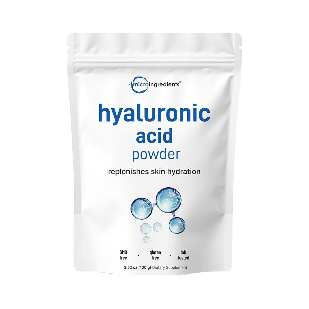 Micro Ingredients Hyaluronic Acid Powder, DIY Facial Serum, Skin Hydration Care Formula
