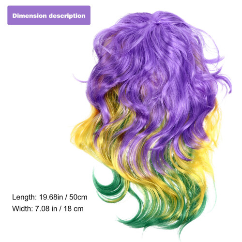 1 Pezzo Riccia Con Per Cosplay 1