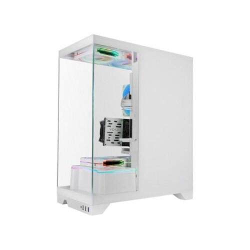 PC-behuizing - MARS GAMING - MC-PRISMA - Drievoudig Kristal ARGB - Wit - Semitoren ATX 2