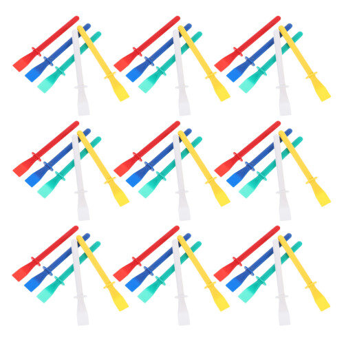 200 Unidades Espalhadores De Com Pincéis Plásticos Flexíveis 2