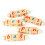 1 Set Drehbare Buchstabenblock Buchstabenbausteine Puzzlespielzeug 8