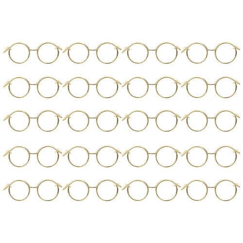 20Pcs Dockglas Dockkläder Miniatyrglas Dockhus Tillbehör