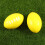 10 Stk. 9 Cm Simuliertes Rugby-Ei PU- 9