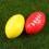 10 Stk. 9 Cm Simuliertes Rugby-Ei PU- 4