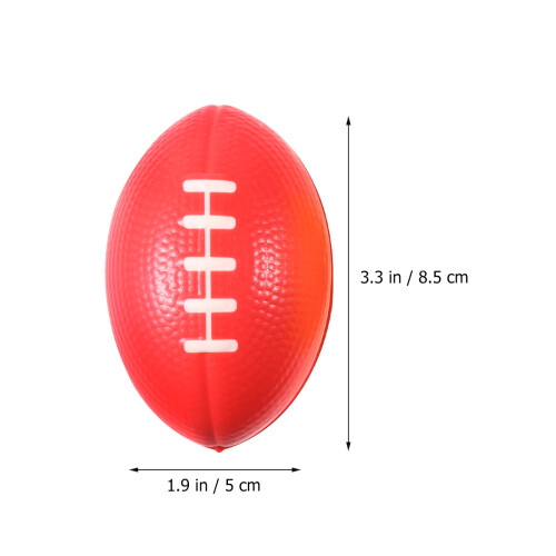10 Stk. 9 Cm Simuliertes Rugby-Ei PU- 1