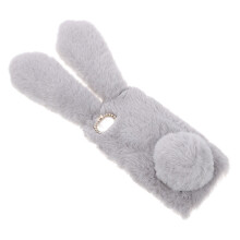 Light Grey Plüschhase Handytasche Mit Strass Für 2020