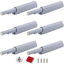 yao96266 6 Pack Push To Open Door Catches Magnetic Latch Door Rebounder Door-Touch Handle-Free Magnetic Rebounder