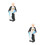 2 Unidades Estátua De Resina Para Desktop 5