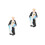 2 Unidades Estátua De Resina Para Desktop 9
