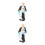 2 Unidades Estátua De Resina Para Desktop 6