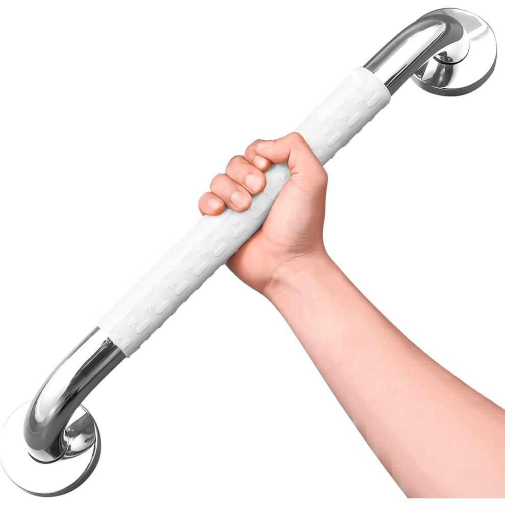 Yao96266 60Cm Bath Safety Grab Rail Stainless Steel Handrail Anti-Slip Nylon Fluorescent Handrail For Elderly Disabled Injured Bathroom Safety Aid