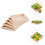 5Pcs Wooden Blocks Puzzle Tray Square Serving Platter 4