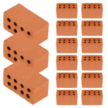100Szt Dekoracyjne Mini Cegły Z Gliny Do Miniaturek I Budowli DIY