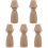 5St Peg Onbewerkt DIY Knutsel Decoratie 4