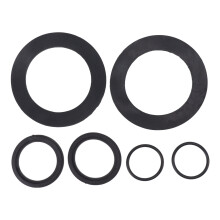 Rubberen afdichtingsringenset voor Intex zwembadfittingen, duurzame rubberen ring en sluitring voor 1-1/2 inch aansluitingen, robuuste afdichting