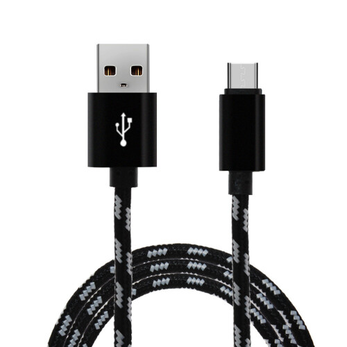 1 Meter 2A Ladekabel Nylon Geflochten Micro USB Für Geräte 2