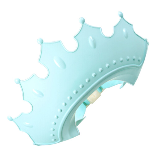 Adjustable Kids Shower Hat Crown Shape Waterproof Bath Supplies
