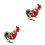 6 Springendes Huhn, Handgefertigt Aus Und 3