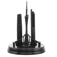 Guangzhou Tower Modell Metall Chinesisch Desktopdekoration