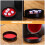 5Pcs Assorted Color Cup Lid Plastic Base Tray for Game Party Use 8