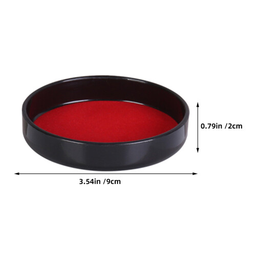 5Pcs Assorted Color Cup Lid Plastic Base Tray for Game Party Use 2
