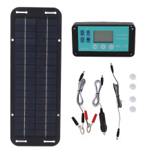 Cargador solar portátil, estación de energía solar con tecnología de silicio monocristalino para exteriores, caravanas, camping y uso marino,
