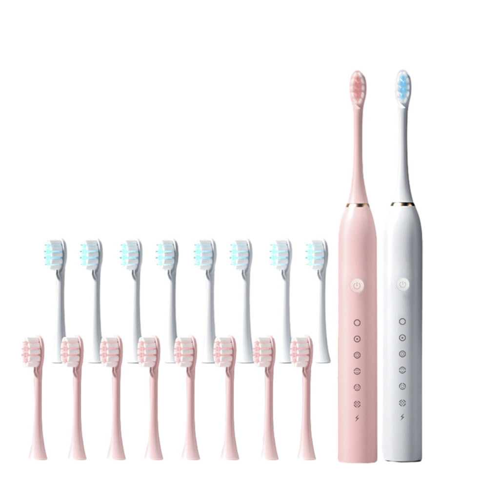 Electric Toothbrush Set with Advanced Sonic Technology, Sonic Electronic Toothbrush Featuring 6 Customizable Modes and USB Rechargeable Design, High V