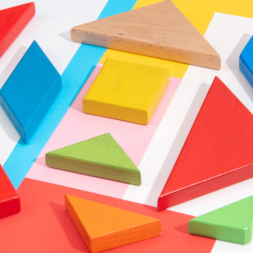 2 Conjuntos De -Cabeças Tangram Para Crianças 2