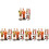35 Pcs Sand Table People Models Realistic Miniature Figures Decor 5