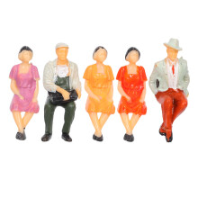 10 Sztuk Miniaturowe Figurki Ludzi 1:30 Do Kolei I Dioram