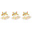 3 Sets Children Wood Cylinder Stacking Blocks Toy 6