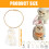 Creatieve kattenbont collectie container acryl-Katje met baard 2