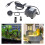 4 kleuren LED fonteinpompen 220V dompelpomp 6
