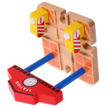 Estación De Tren De Madera Accesorio Para Infantil