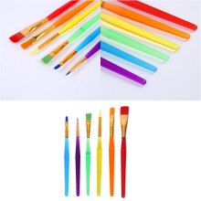 12 2 Set Kinder Malpinsel Für Aquarell Öl Gouache