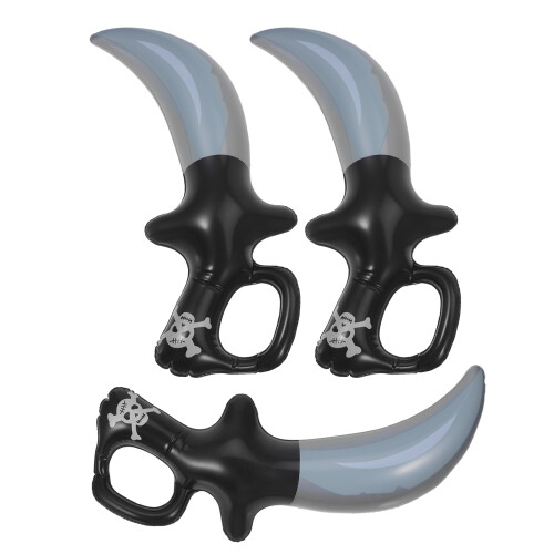 3 Pièces Épées Gonflables Thème Pirate Accessoire De Fête Et Cosplay 2