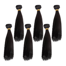 6 Unidades Perucas Para Bonecas: Cabelo Sintético