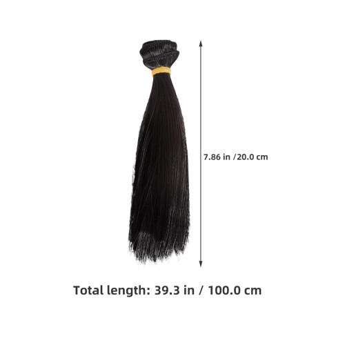 6 Unidades Perucas Para Bonecas: Cabelo Sintético 2