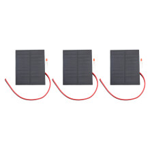 Panel solar pequeño para proyectos de bricolaje, kit de panel solar de silicio monocristalino con material de alta eficiencia, uso versátil,