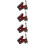 4 Conjuntos De Mini Guitarra Decoração Miniatura 9